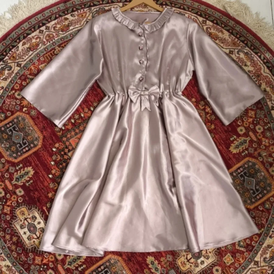 پیراهن ساتن کد 160