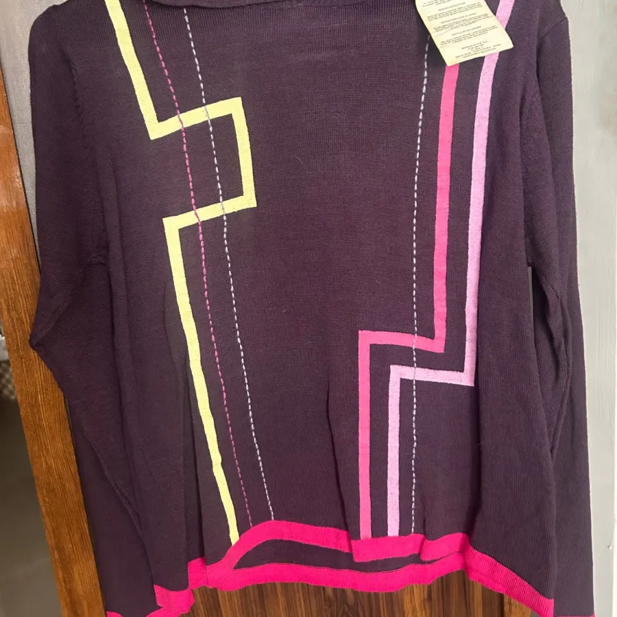 بلوز بافت بنفش