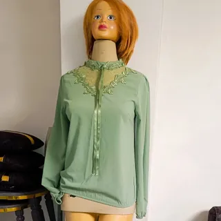 شومیز سبز  زیبا  اورجینال