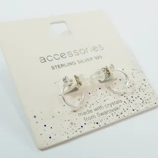 گوشواره حلقه نقره 925