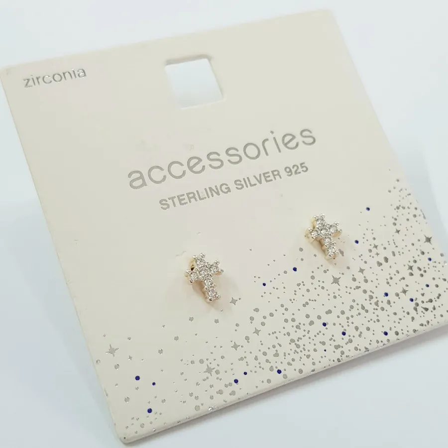 گوشواره گلگوش نقره 925