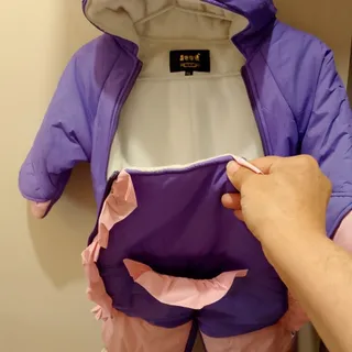 سرهمی داخل خز کلاه دار