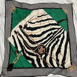 روسری مجلسی ابریشم دستدوز