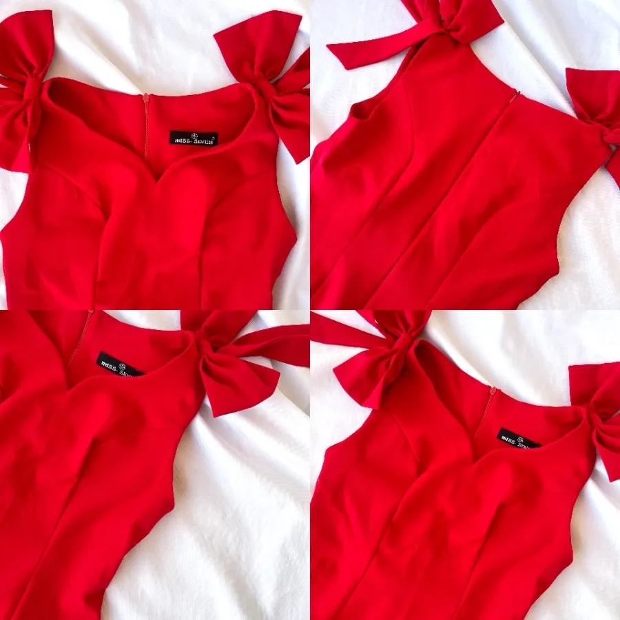 لباس مجلسی دخترانه قرمز