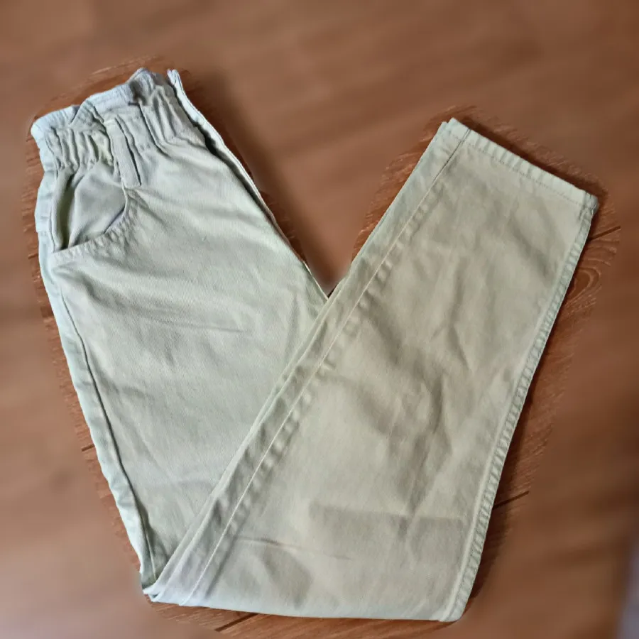 شلوار کتان مام فیت ترکیه