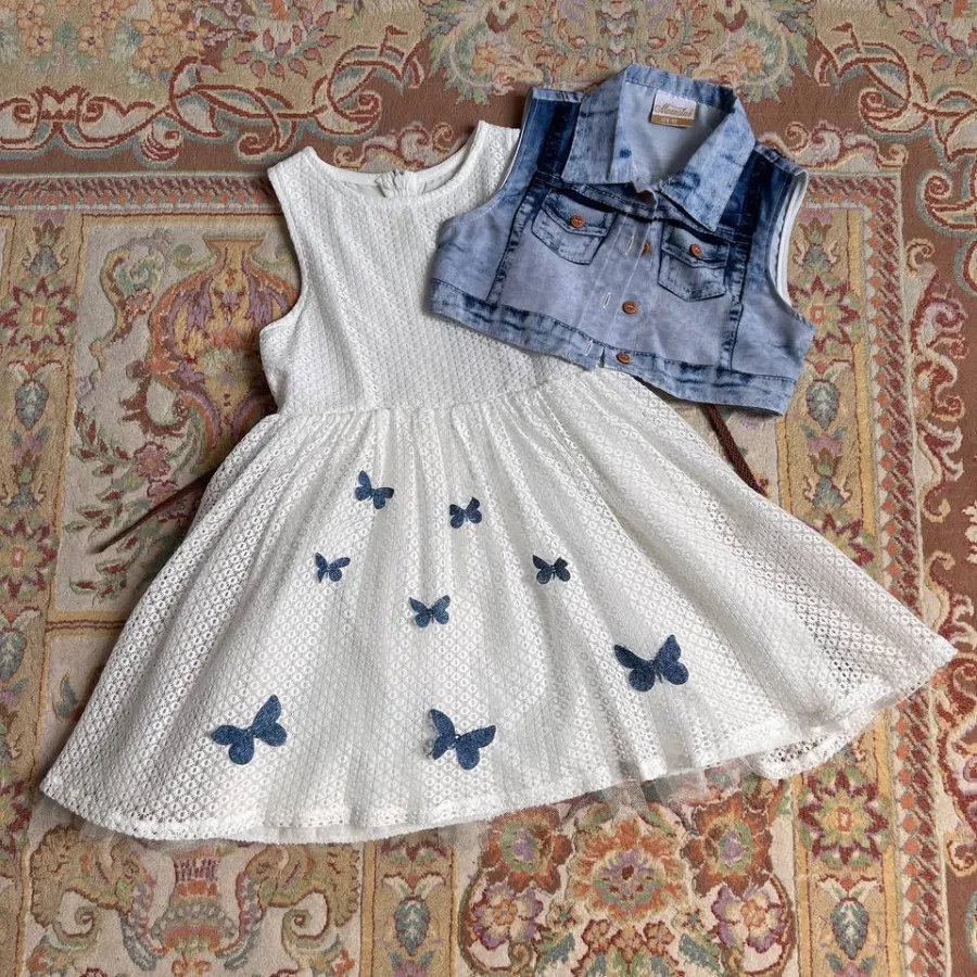 پیراهن ناز دخترانه ترک