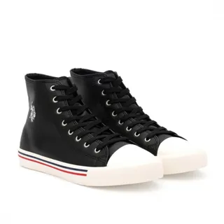 کفش us polo مشکی ساق بلند