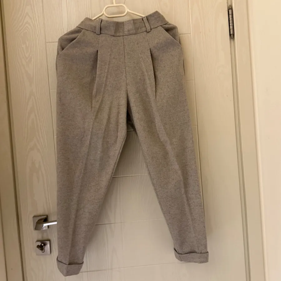 شلوار فوتر طوسی روشن