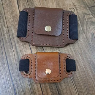 بازوبند چرم دست دوز