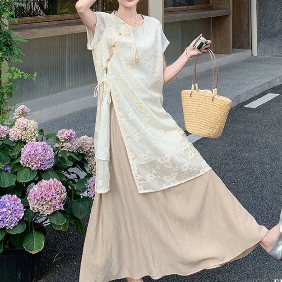 ست دوتیکه بلوزودامن