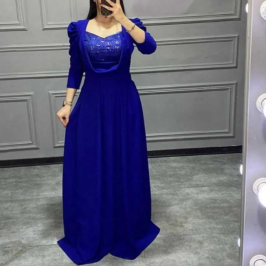 لباس مجلسی آبی نو