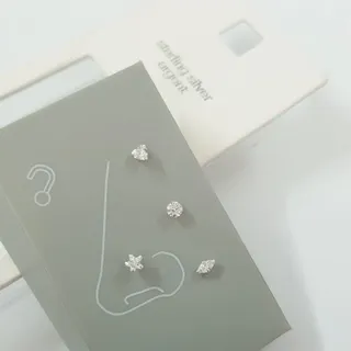 پک پیرسینگ بینی نقره 925