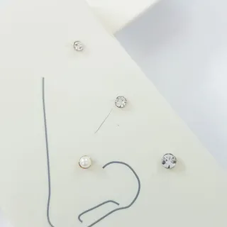 پک پیرسینگ بینی نقره 925