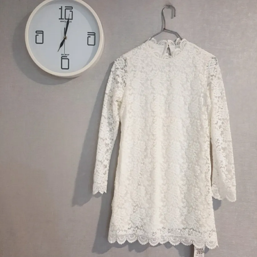 پیراهن گیپور کوتاه