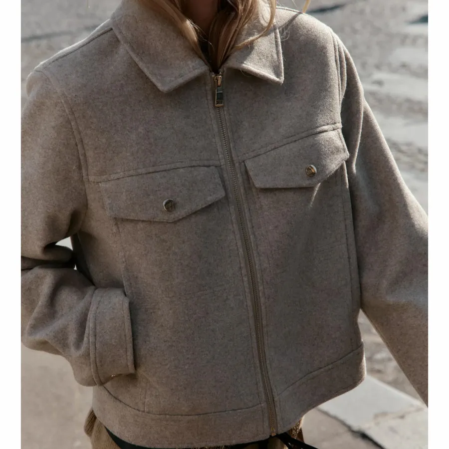 کت آستر دار Zara