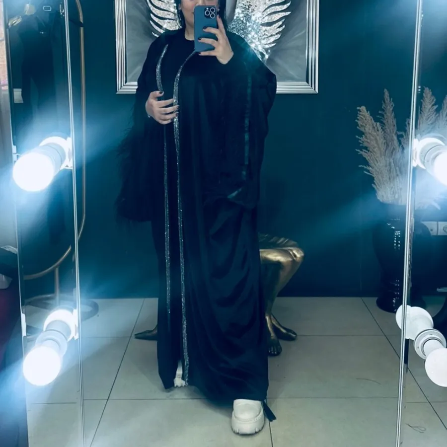 مانتو عبایی مخمل ترک