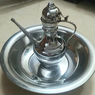 آفتابه و لگن برنجی