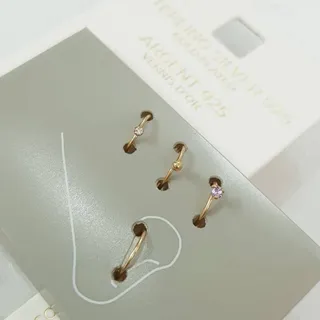 پک پیرسینگ بینی نقره 925