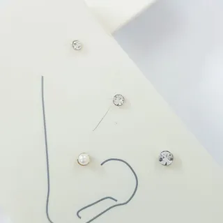 پک پیرسینگ بینی نقره 925