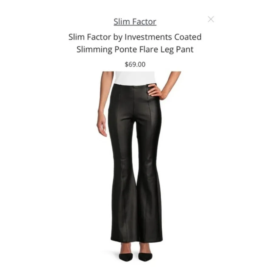 شلوار چرم slim factor