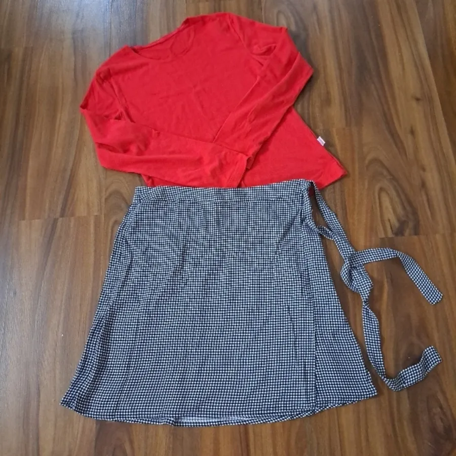 دامن کوتاه چهارخونه