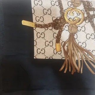 روسری قواره دار گوچی مشکی