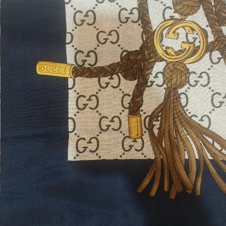 روسری قواره دار گوچی سرمه