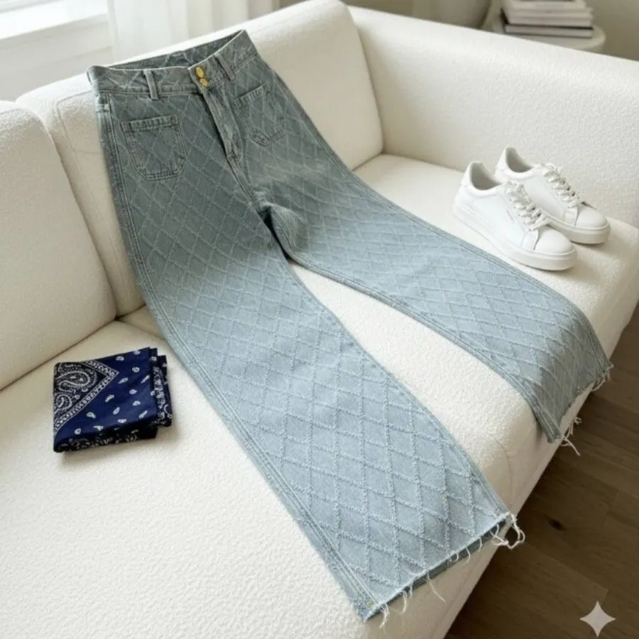 شلوار جین نیم بگ