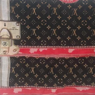 شالی لویی ویتون قهوه ای