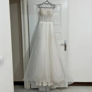 لباس عروس اروپایی دنباله