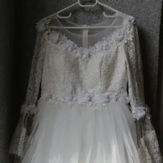 لباس عروس مینیمال مزونی