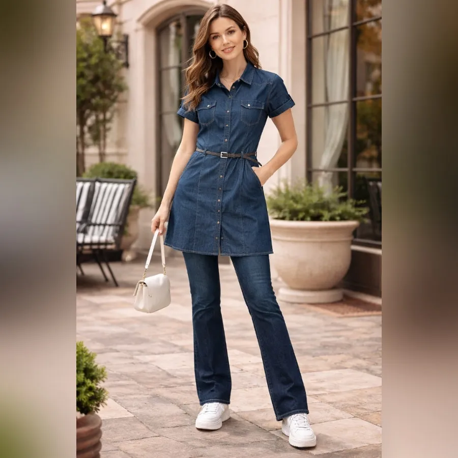 مانتو وشلوار لی خارجی