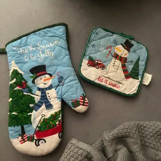 ست دستگیره و دستکش فر