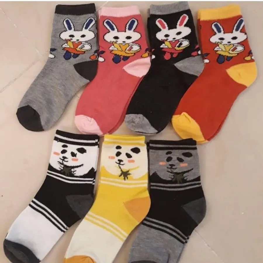 پک جوراب 12 تایی رنگا رنگ