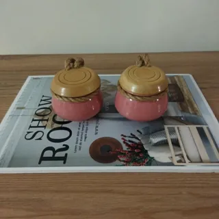 ظرف در دار سرامیکی