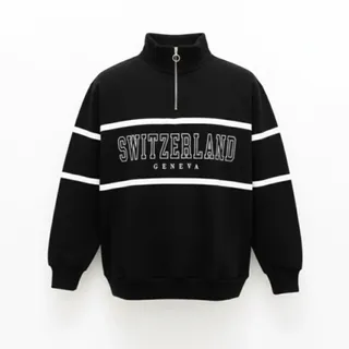 دورس سویشرت نیم زیپ ترک