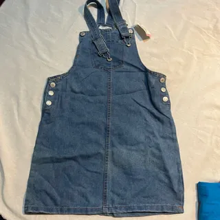 دامن پیشبندی جین