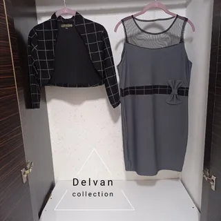 پیراهن مجلسی با کت کوتاه