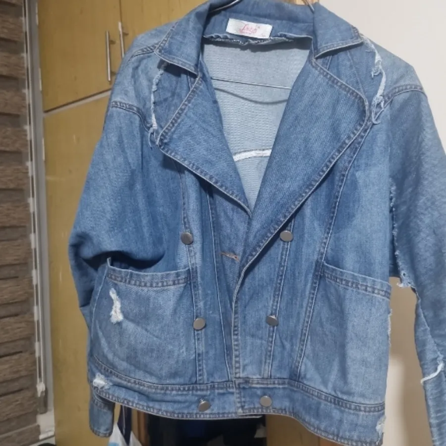 کت جین زاپ دار