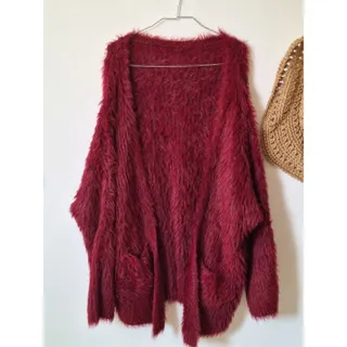 رویه بافت موهر زرشکی