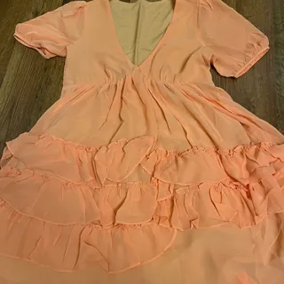 پیراهن نارنجی مجلسی