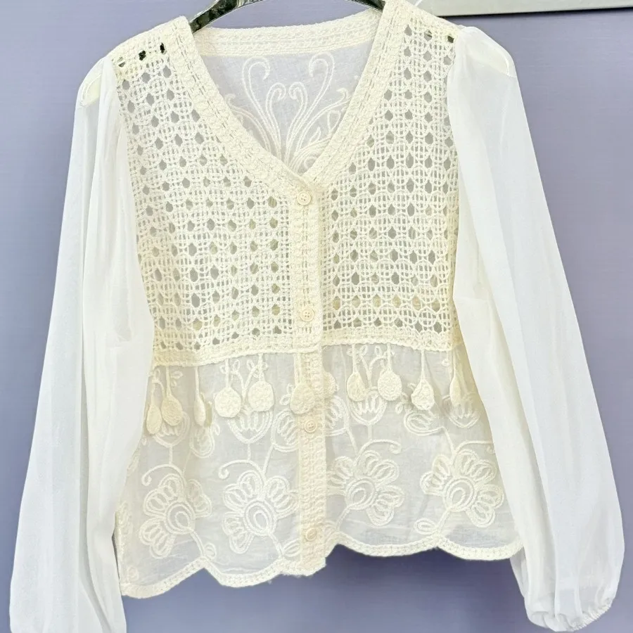 کرام قلاب بافی آستین حریر