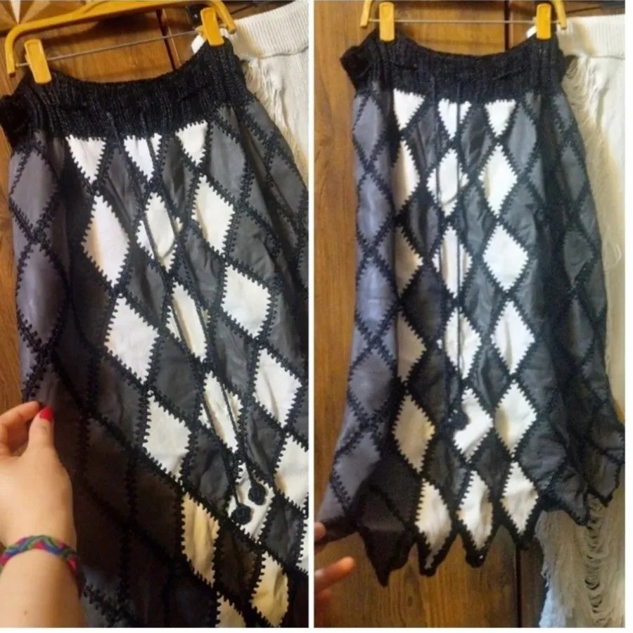 دامن تمام چرم بوتیکی