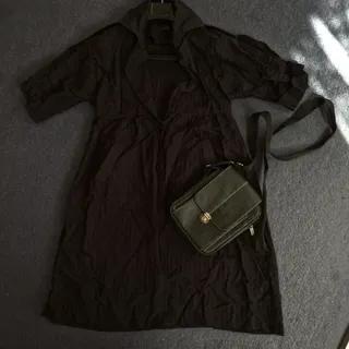 مانتو مشکی مدل پالتو