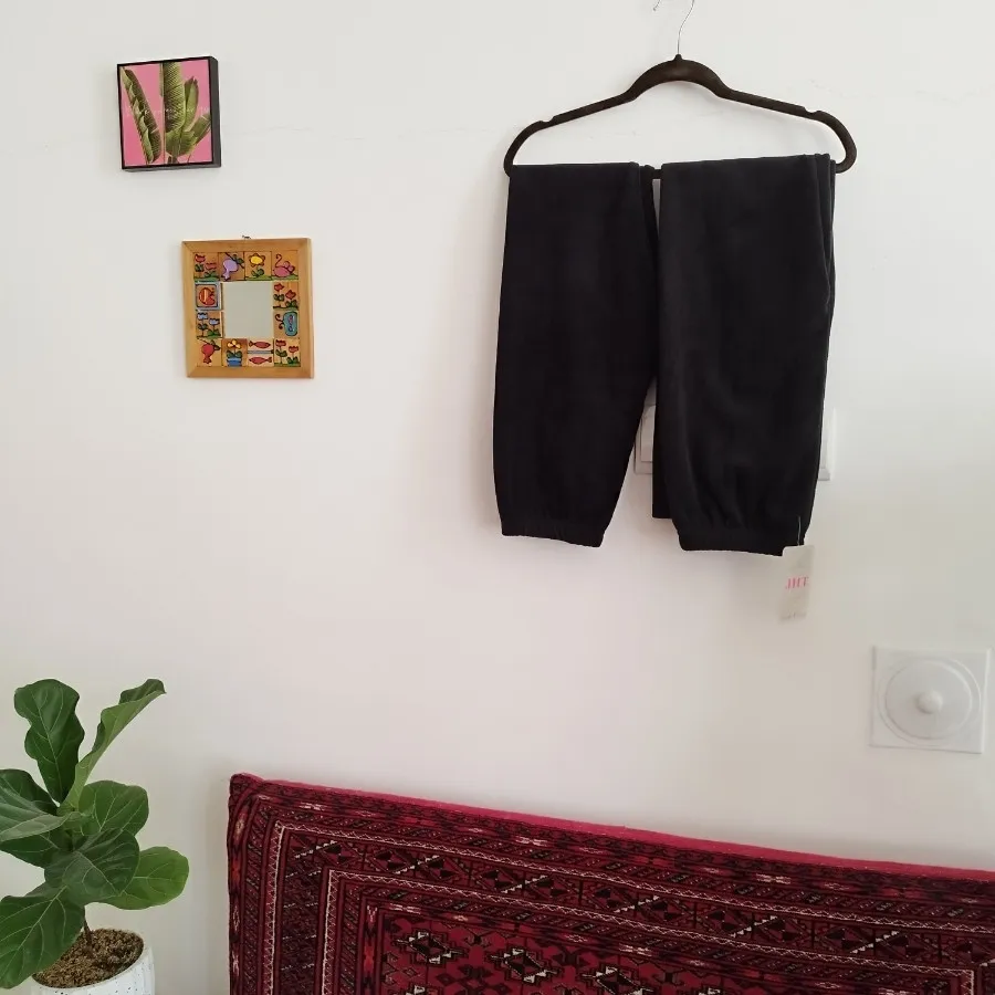 شلوار مخمل مشکی