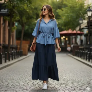 ست شومیز دامن