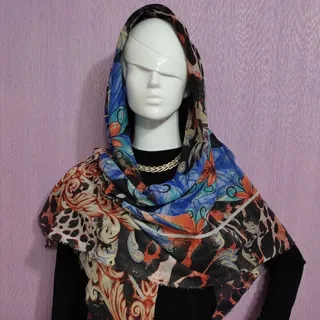 روسری نخی قواره بزرگ