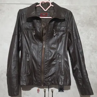 کاپشن قهوه ای سوخته