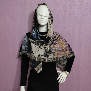 روسری نخی قواره بزرگ