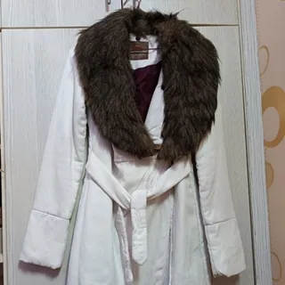 پالتو سفید خزدار ترند